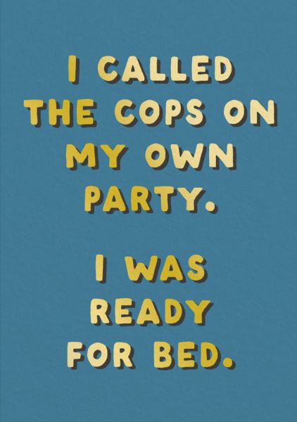 Foil Card-Ready For Bed