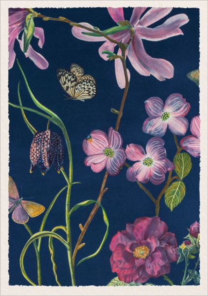 Foil Card-Magnilia and Fritillaria