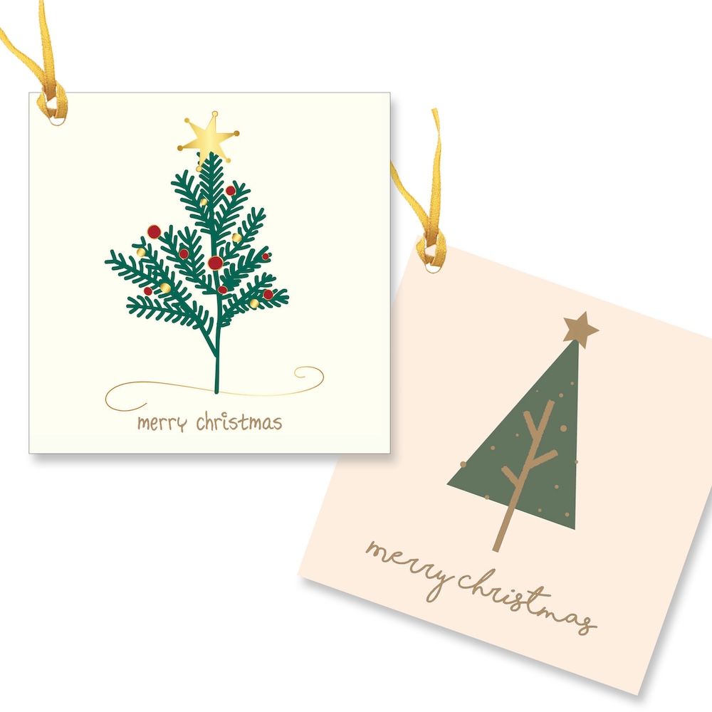 Christmas Gift Tags-Trees