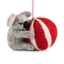Decoration-Felt-Koala With Beach Ball