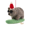Charity Decoration-Felt-Wombat Surfing 