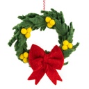 Decoration-Felt-Wreath wattle