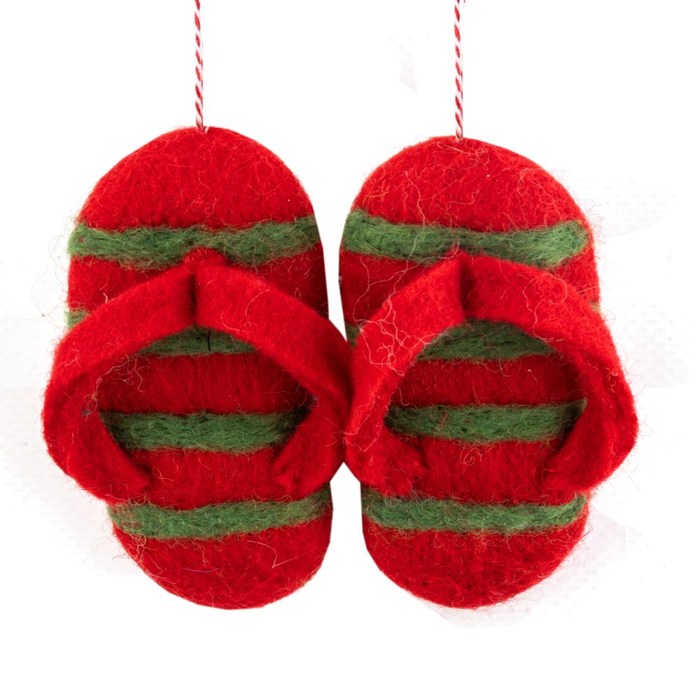 Charity Decoration-Felt-Thongs Pair