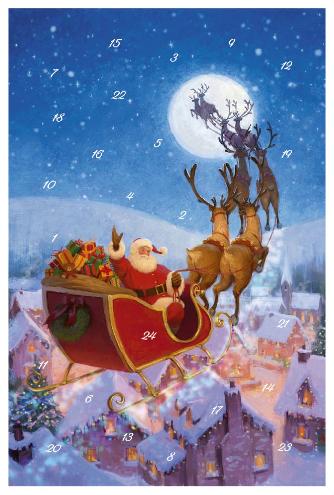 Advent Cal-Card-Sleight Flight II