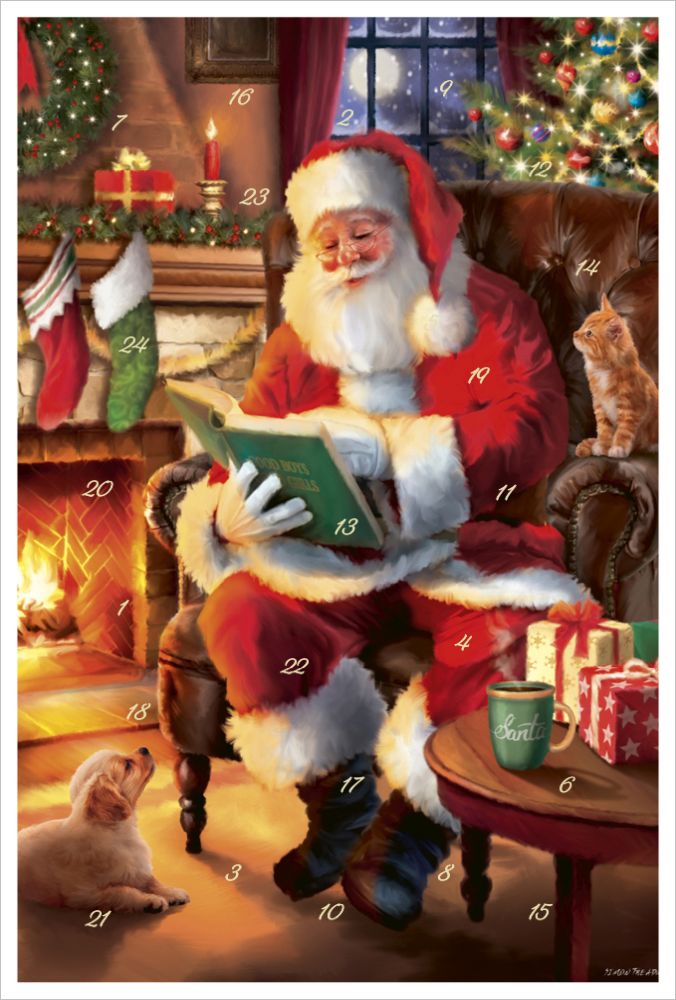 Advent Cal-Card-Christmas Book 