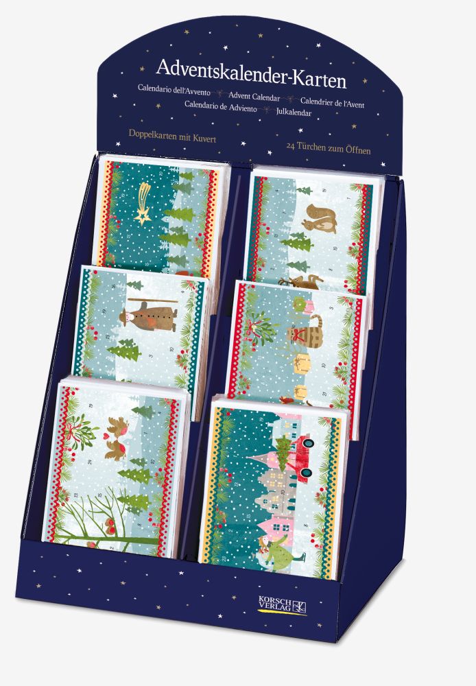 Advent Cal-Card Display-Tealight