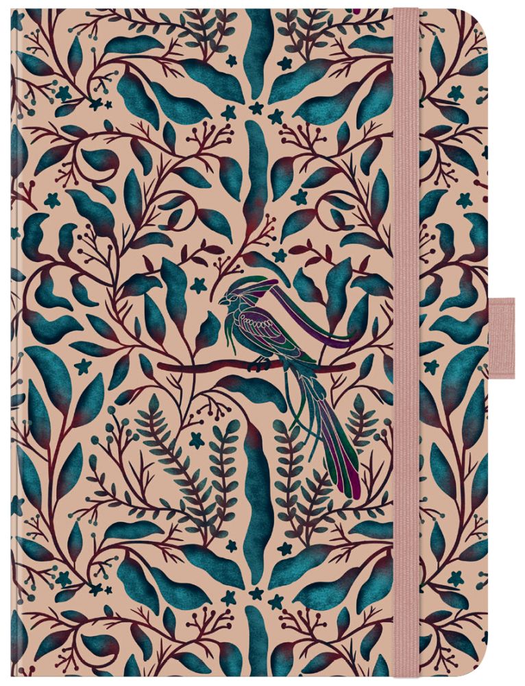 Korsch 12x17 Weekly Diary-Fantasy Bird