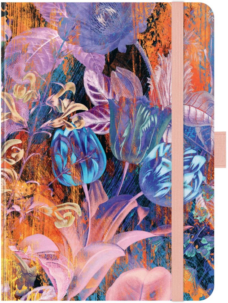 Korsch 12x17 Weekly Diary-Romantic Flowers