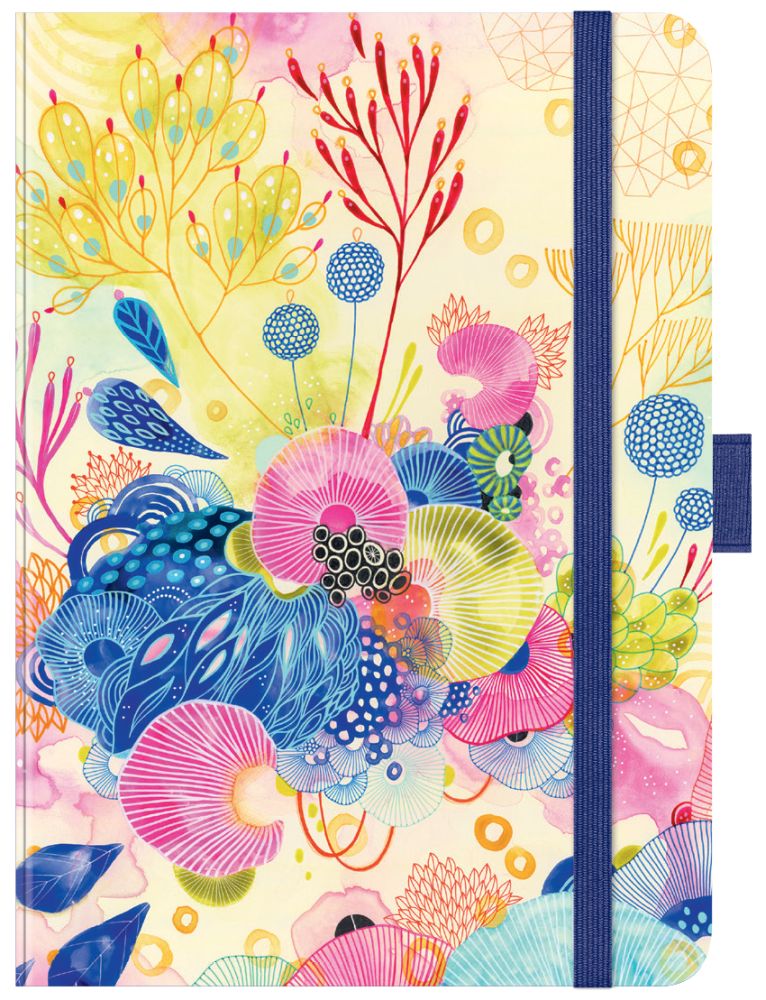 Korsch 12x17 Weekly Diary-Coral