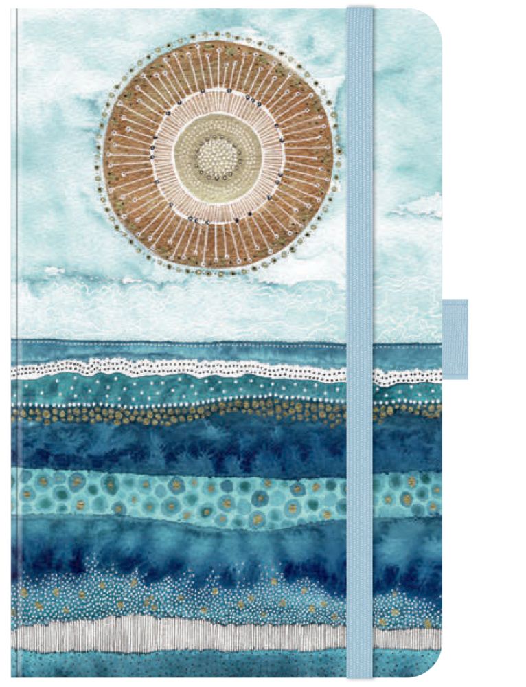 Korsch 9x14 Weekly Diary-Golden Waves