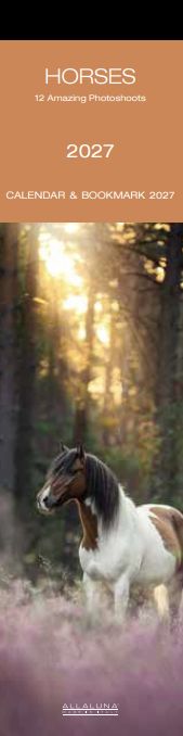 Allaluna 6x22 Bookmark Cal-Horses