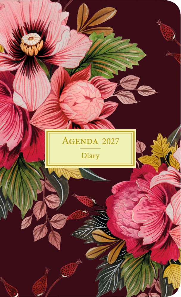 Aquarupella 10x16 Weekly Diary-Floral Feeling
