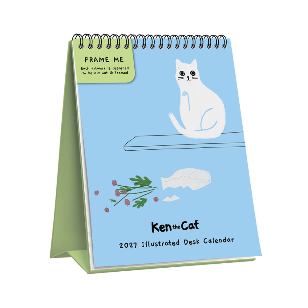 Ohh Deer 16x22 Desk Cal-Ken The Cat
