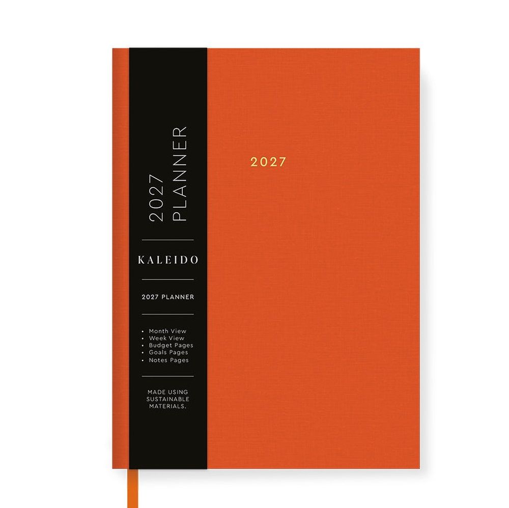 Kaleido A5 Soft Cover Diary-Orange