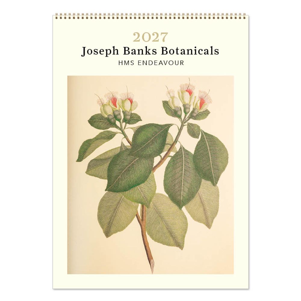 Vevoke Medium Calendar-Joseph Banks Botanicals-HMS Endeavour