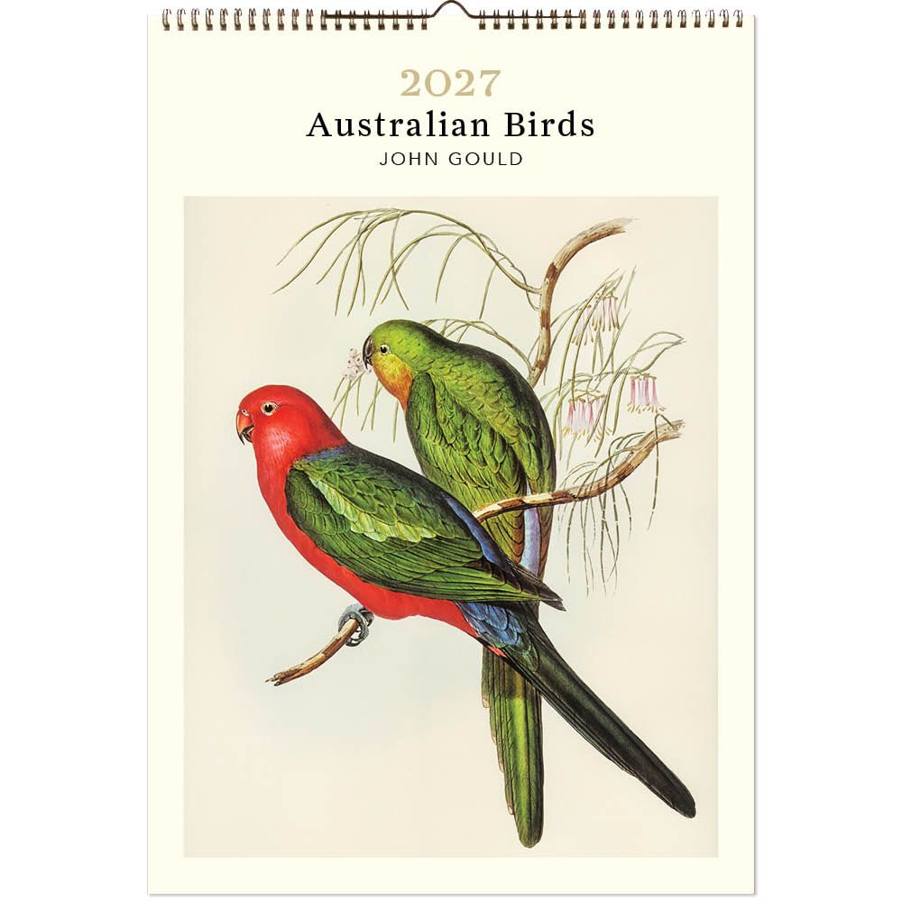 Vevoke Poster Calendar-Australian Birds-John Gould