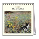 Vevoke Desk Calendar-Artful Cat