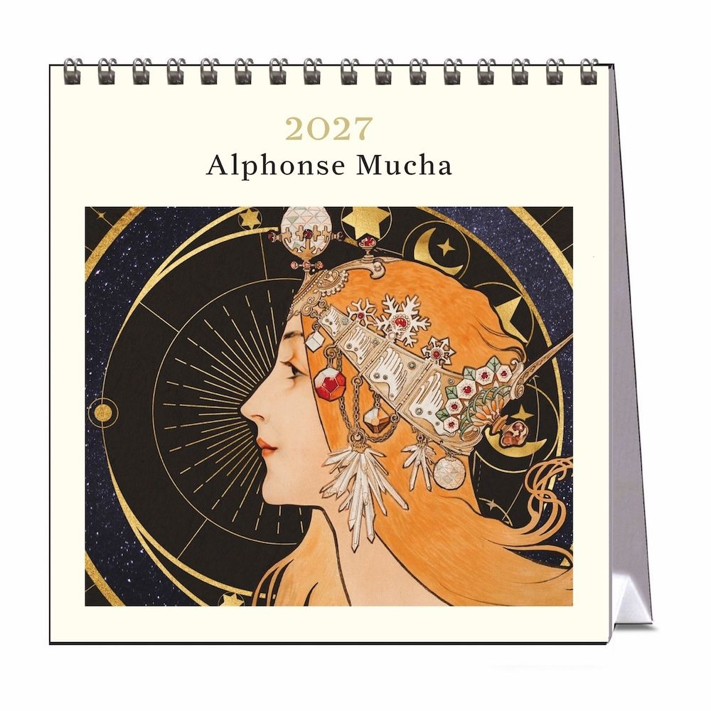 Vevoke Desk Calendar-Mucha