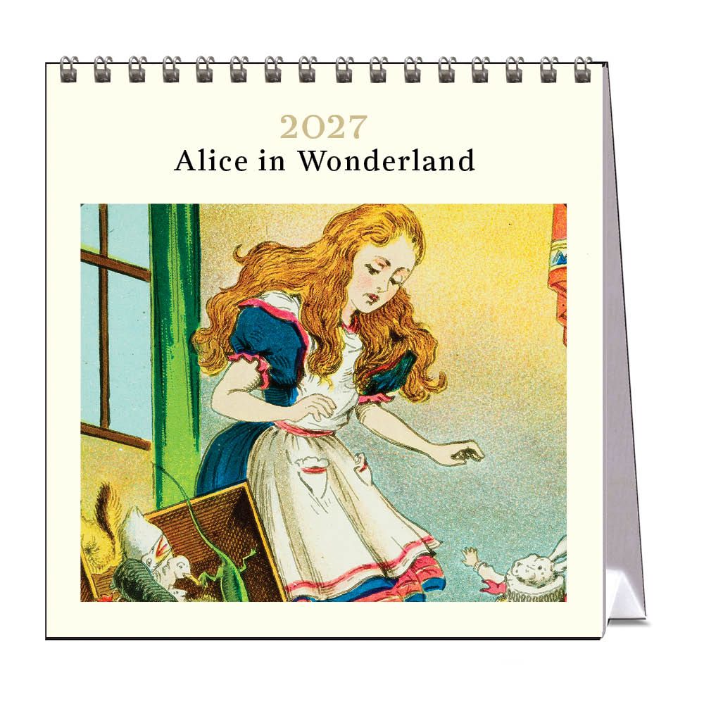 Vevoke Desk Calendar-Alice in Wonderland