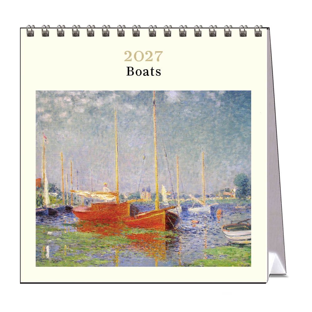Vevoke Desk Calendar-Boats