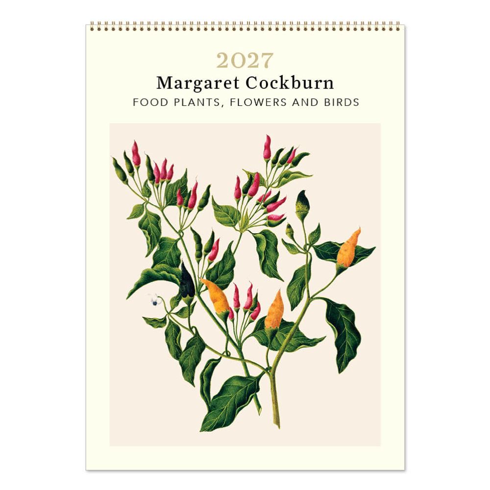 Vevoke Medium Calendar-Margaret Cockburn-Food Plants, Flowers and Birds