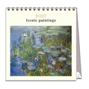 Vevoke Desk Calendar-Iconic Paintings