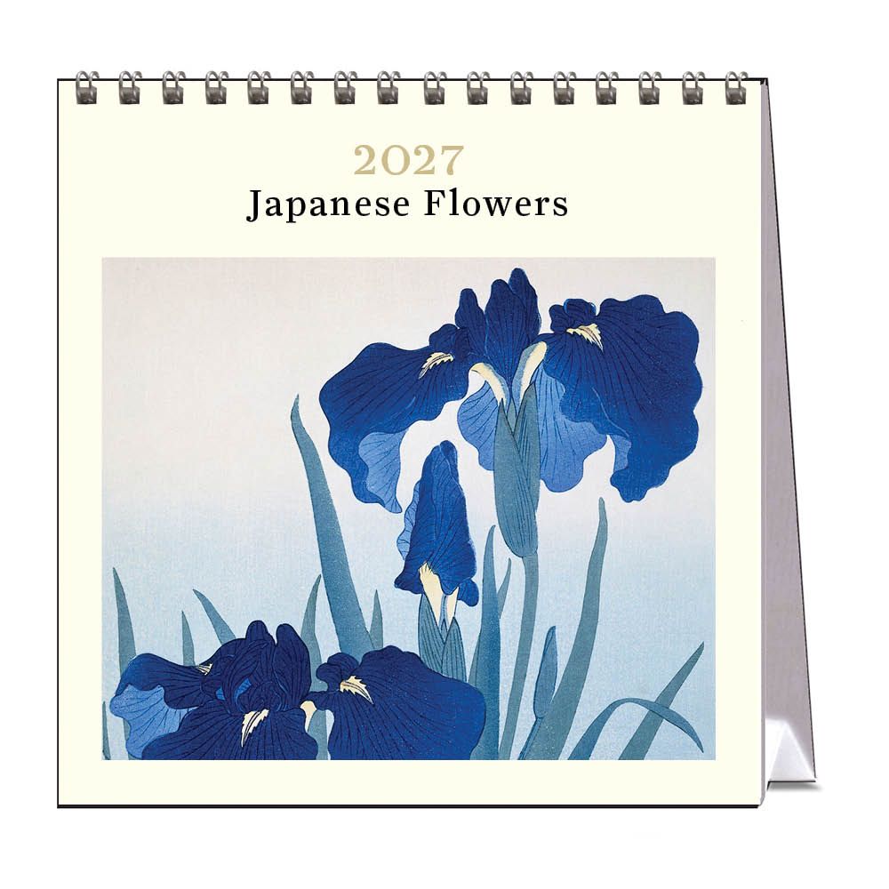 Vevoke Desk Calendar-Japanese Flowers
