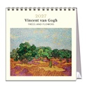 Vevoke Desk Calendar-Van Gogh's Trees and Flowers