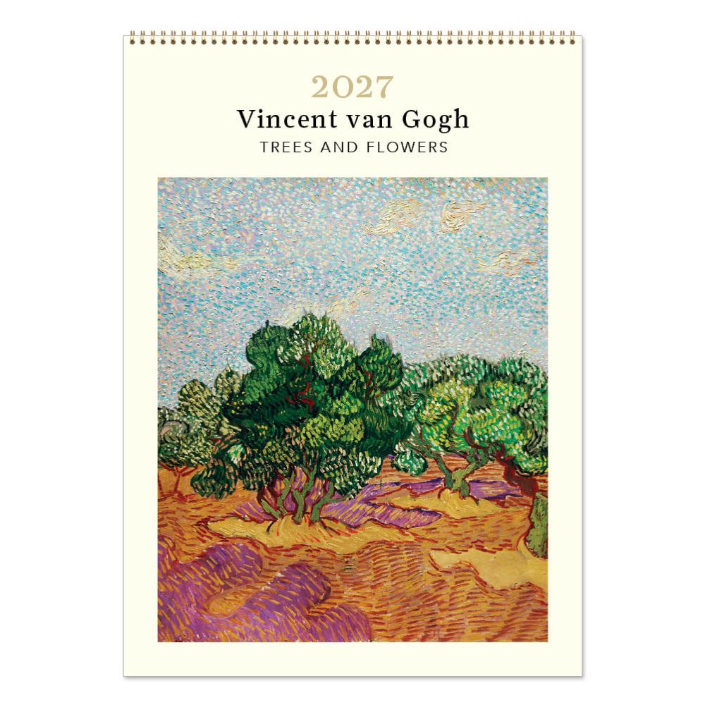 Vevoke Medium Calendar-Van Gogh's Trees and Flowers