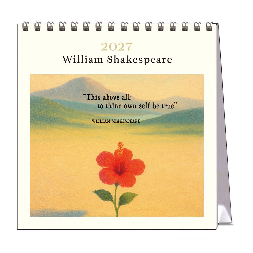 Vevoke Desk Calendar-William Shakespeare