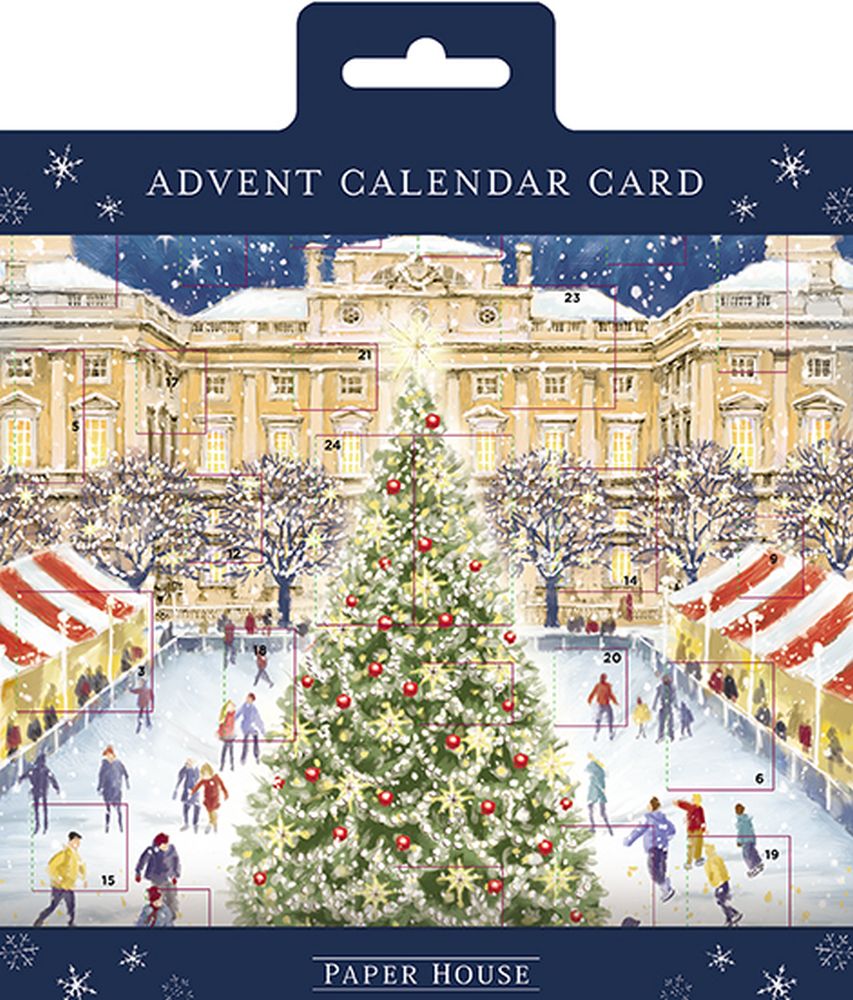 Advent Cal Poster-Skating Around the Tree
