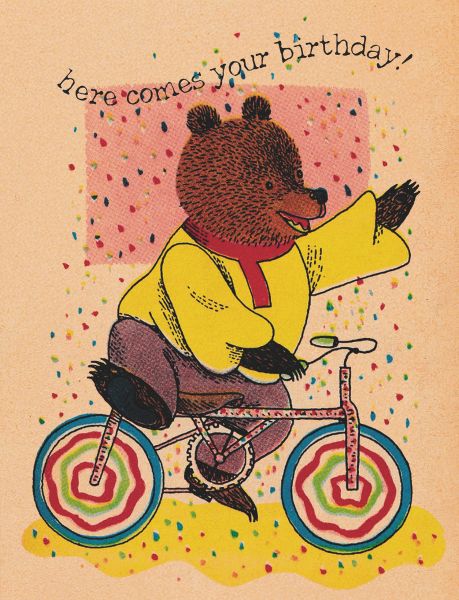 Card-Cycling Bear