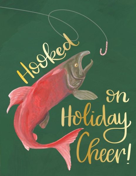 Foil Card-Hooked on Holiday Cheer