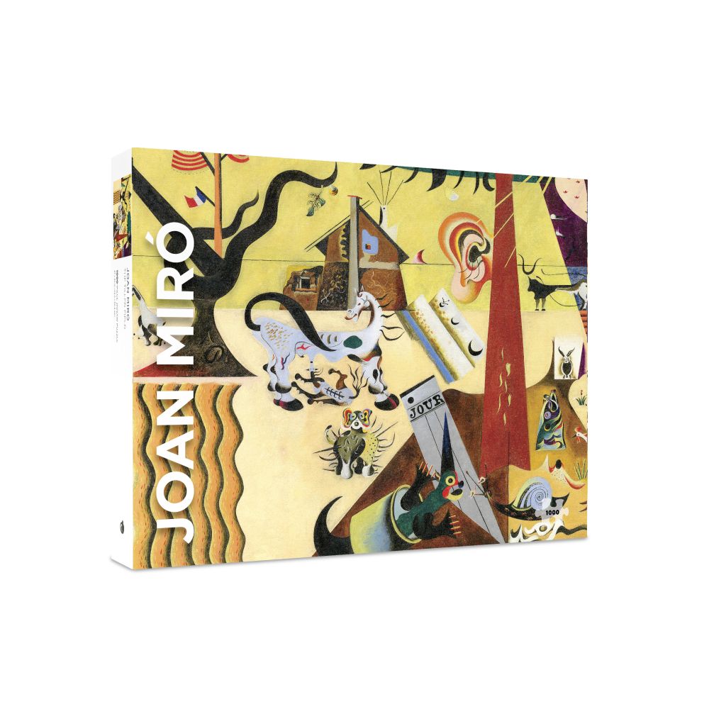 1000-Piece Jigsaw Puzzle-Joan Miró-The Tilled Field 