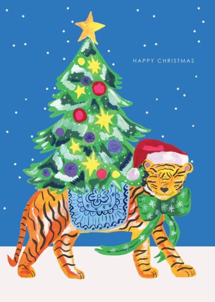 Card-Tiger Xmas