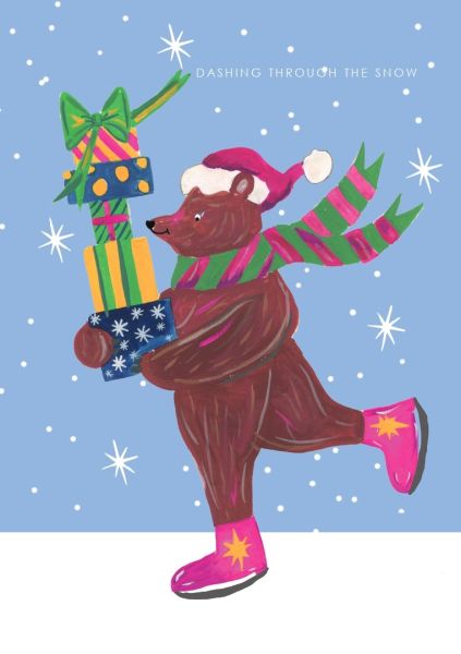Card-Bear On Skates