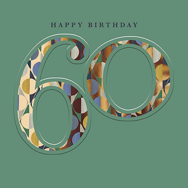 Foil Card-Happy 60th