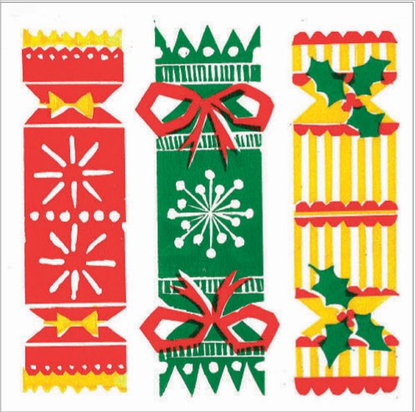 Card Pack of 6-Christmas Crackers