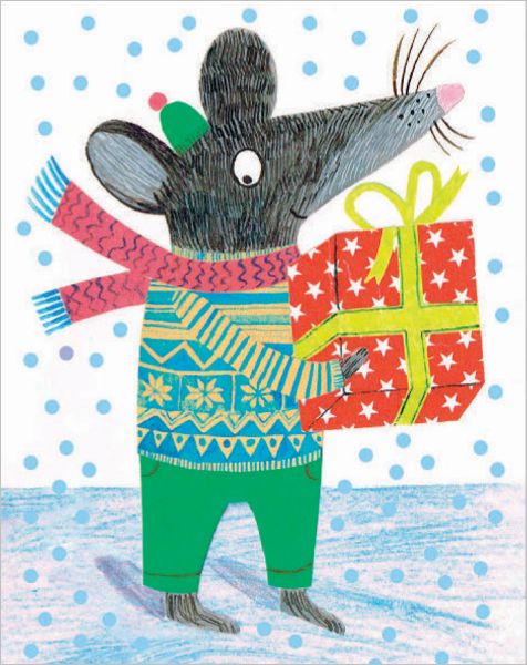 Card Pack of 6-Christmas Mouse