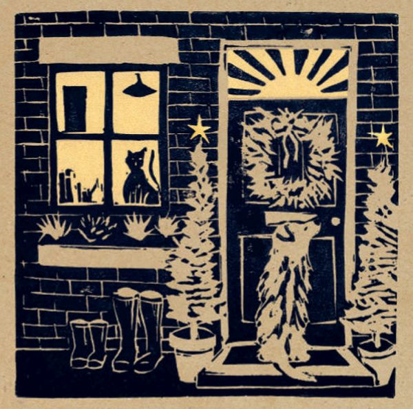 Card Pack of 6-Returning From The Christmas Walk