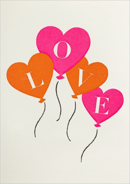 Mini Card-Love Balloons