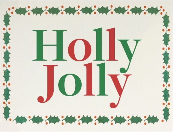 Card-Holly Jolly