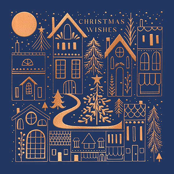 Card-Christmas Village