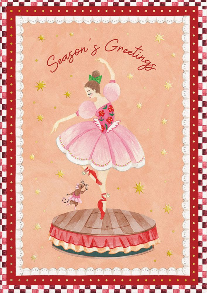 Foil Card-Nutcracker Ballerina