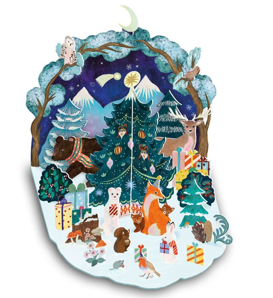 3D Pop-Up Advent Cal-Woodland Animals