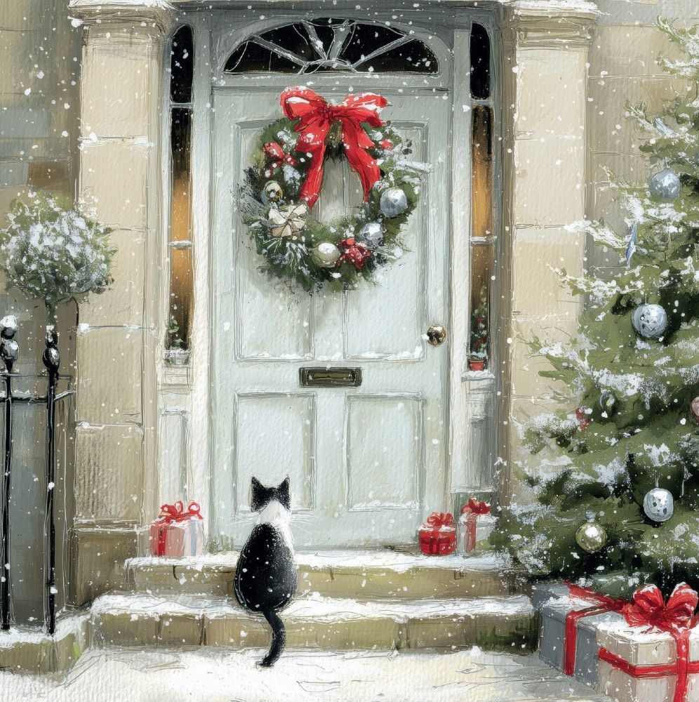 Card Pack of 6-Christmas Visitor