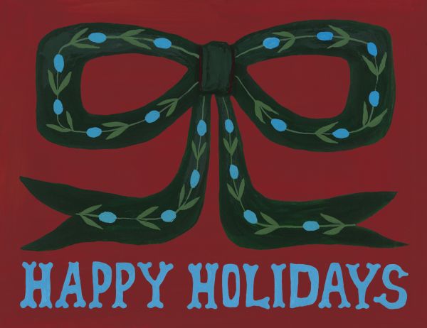 Card-Holiday Bow