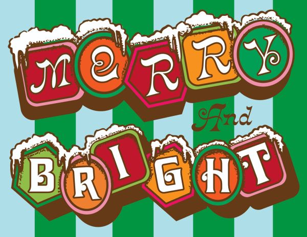 Card-Merry Stripes