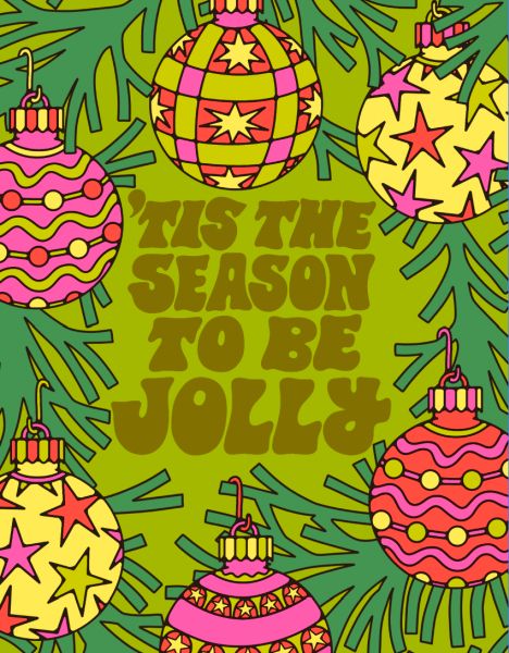 Foil Card-Bright Bauble