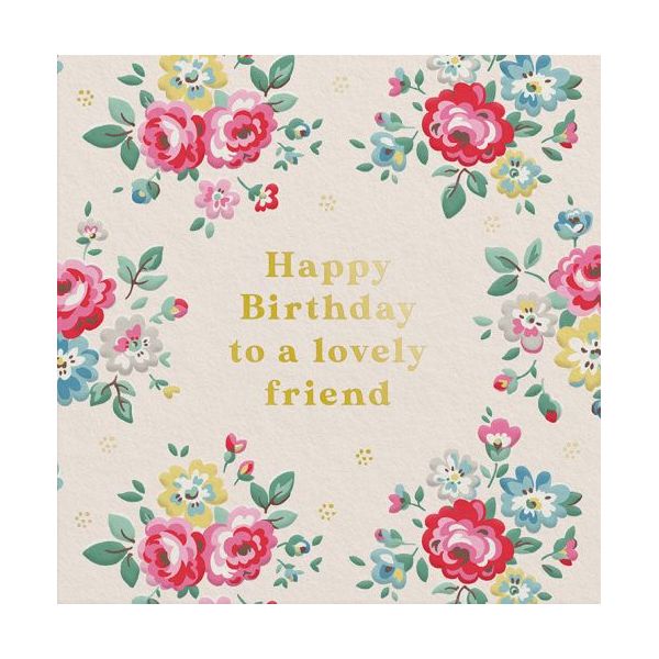 Mini Card-Friend Floral